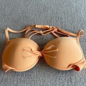 Orange/peach swim top